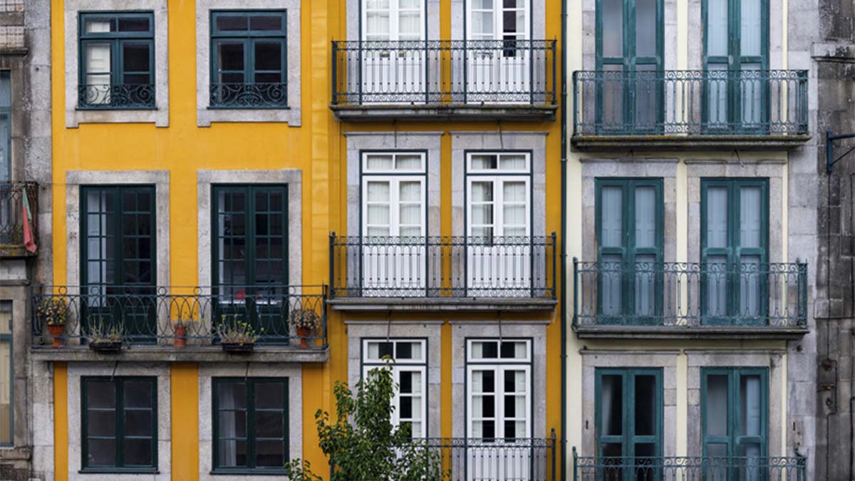 fachada de casas